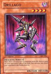 2004 Yu-Gi-Oh Invasion of Chaos 1st Edition #IOC-26  Drillago (R)