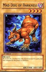 2004 Yu-Gi-Oh Invasion of Chaos 1st Edition #IOC-57  Mad Dog of Darkness (R)