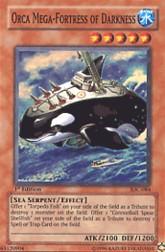 2004 Yu-Gi-Oh Invasion of Chaos 1st Edition #IOC-84  Orca Mega-Fortress of Darkness (SR)