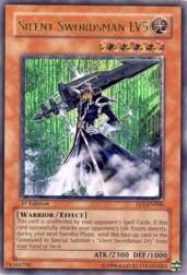 2005 Yu-Gi-Oh Flaming Eternity 1st Edition #FETEN8 Silent Swordsman LV5 (UTR)
