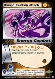 2000 Dragon Ball Z Frieza Saga #3  Orange Taunting Attack C