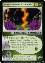 2000 Dragon Ball Z Frieza Saga #34  Saiyan Planet Explosion C