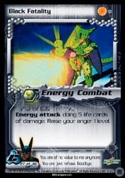 2001 Dragon Ball Z Cell Saga #8  Black Fatality C