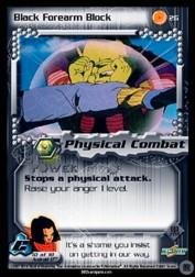 2001 Dragon Ball Z Cell Saga #26  Black Forearm Block C