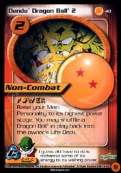 2001 Dragon Ball Z Cell Saga #40  Dende Dragon Ball 2 C