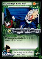 2001 Dragon Ball Z Cell Saga #59  Saiyan High Jump Kick U