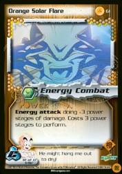 2001 Dragon Ball Z Cell Saga #61  Orange Solar Flare U