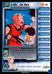 2001 Dragon Ball Z Cell Saga #99  Krillin, the Hero (Level 2) U