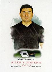 2007 Topps Allen and Ginter #249 Mike Aponte