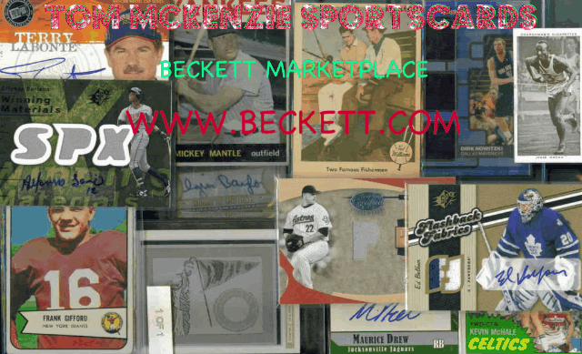 Tom McKenzie Sportscards