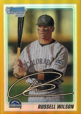 Topps adds Seattle Seahawks QB Russell Wilson to 2014 Bowman  baseball?  - Beckett News