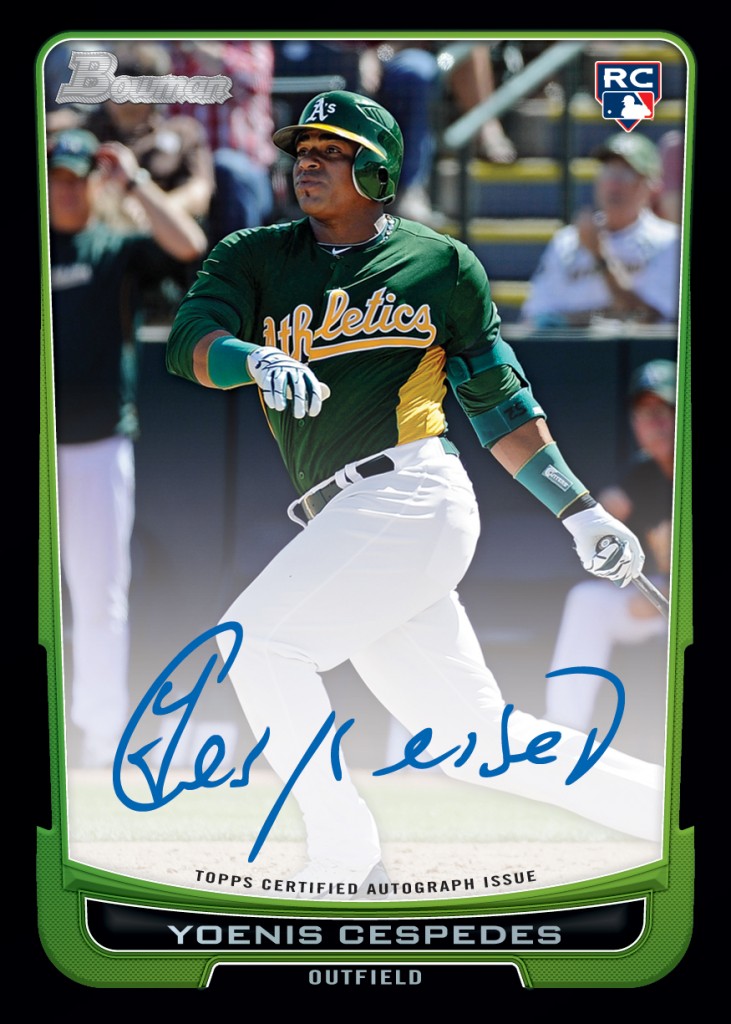 Topps signs Yoenis Cespedes to autograph deal - Beckett News