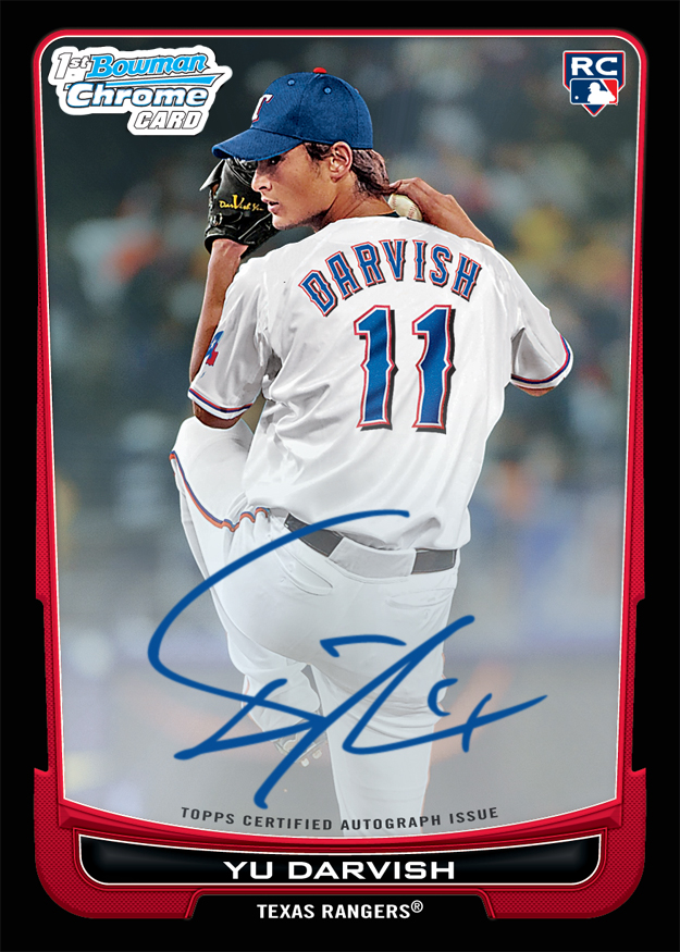 Topps signs Japanese star Yu Darvish to exclusive autograph and 