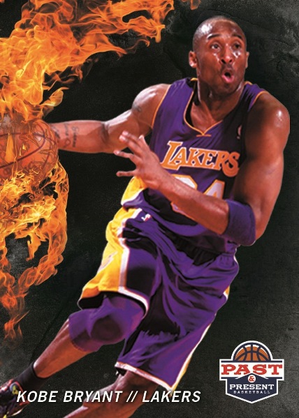 Past & Present Basketball: Kobe Bryant Jersey Card - Trading Card