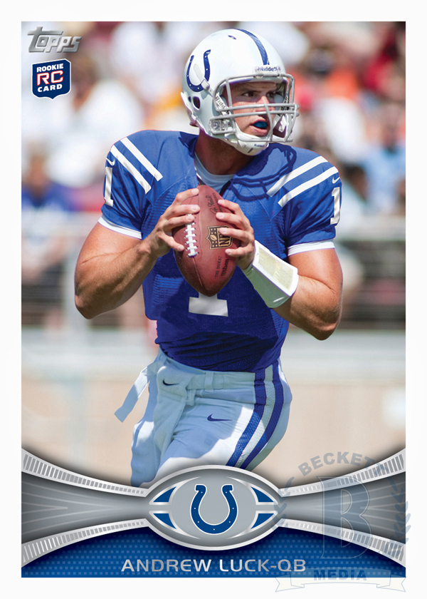 First Look: Andrew Luck's 2012 Topps Rookie Card - Beckett News