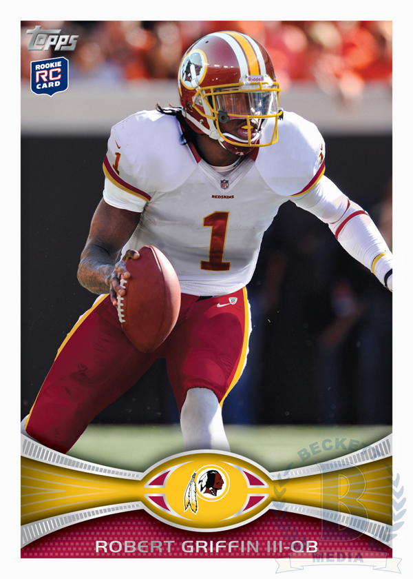 2012 TOPPS #340 ROBERT GRIFFIN III "RG3" ROOKIE CARD RC