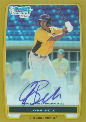 Jackie Bradley Jr. 2012 Bowman Chrome Prospect Auto - Refractor