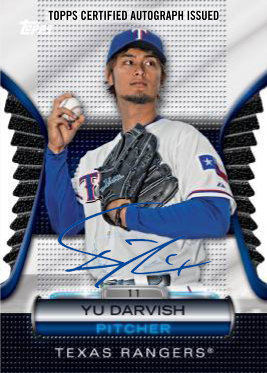 Yu Darvish Superfractor auto