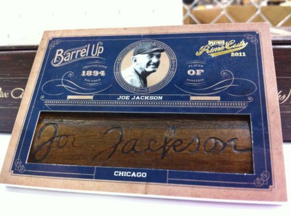 Sold at Auction: #36/50 Produced - Shoeless Joe Jackson Facsimile Die Cut  Autograph Supreme Cuts Card - Scarce!