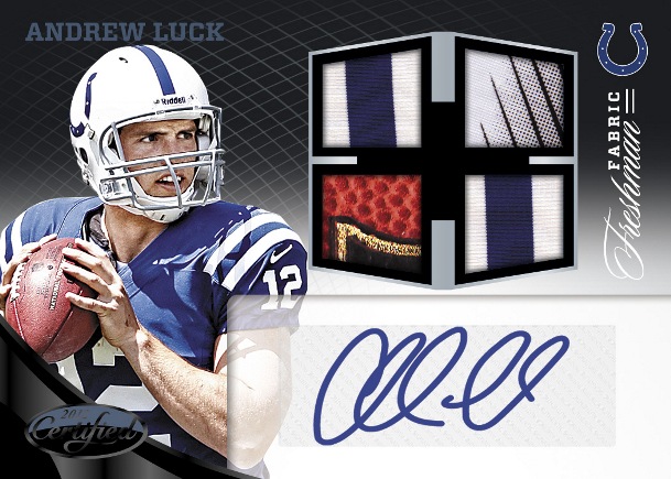 First Look: Andrew Luck's 2012 Topps Rookie Card - Beckett News