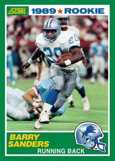 Pin on Barry Sanders NFL Cards