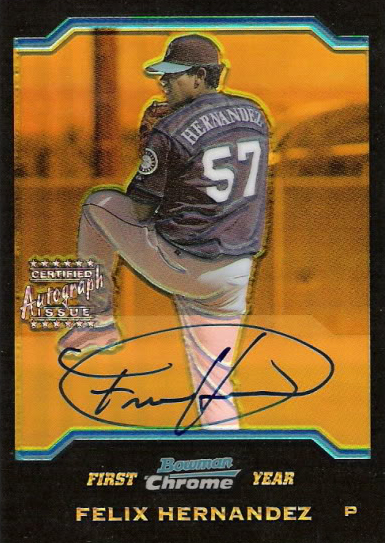 THE KING!!! Felix Hernandez SEATTLE MARINERS Signed AUTHENTIC