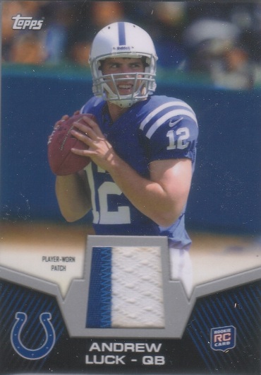 First Look: Andrew Luck's 2012 Topps Rookie Card - Beckett News