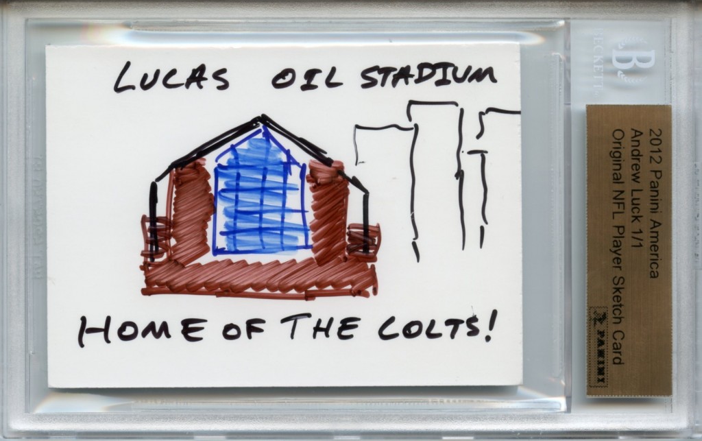 First Look: Andrew Luck's 2012 Topps Rookie Card - Beckett News