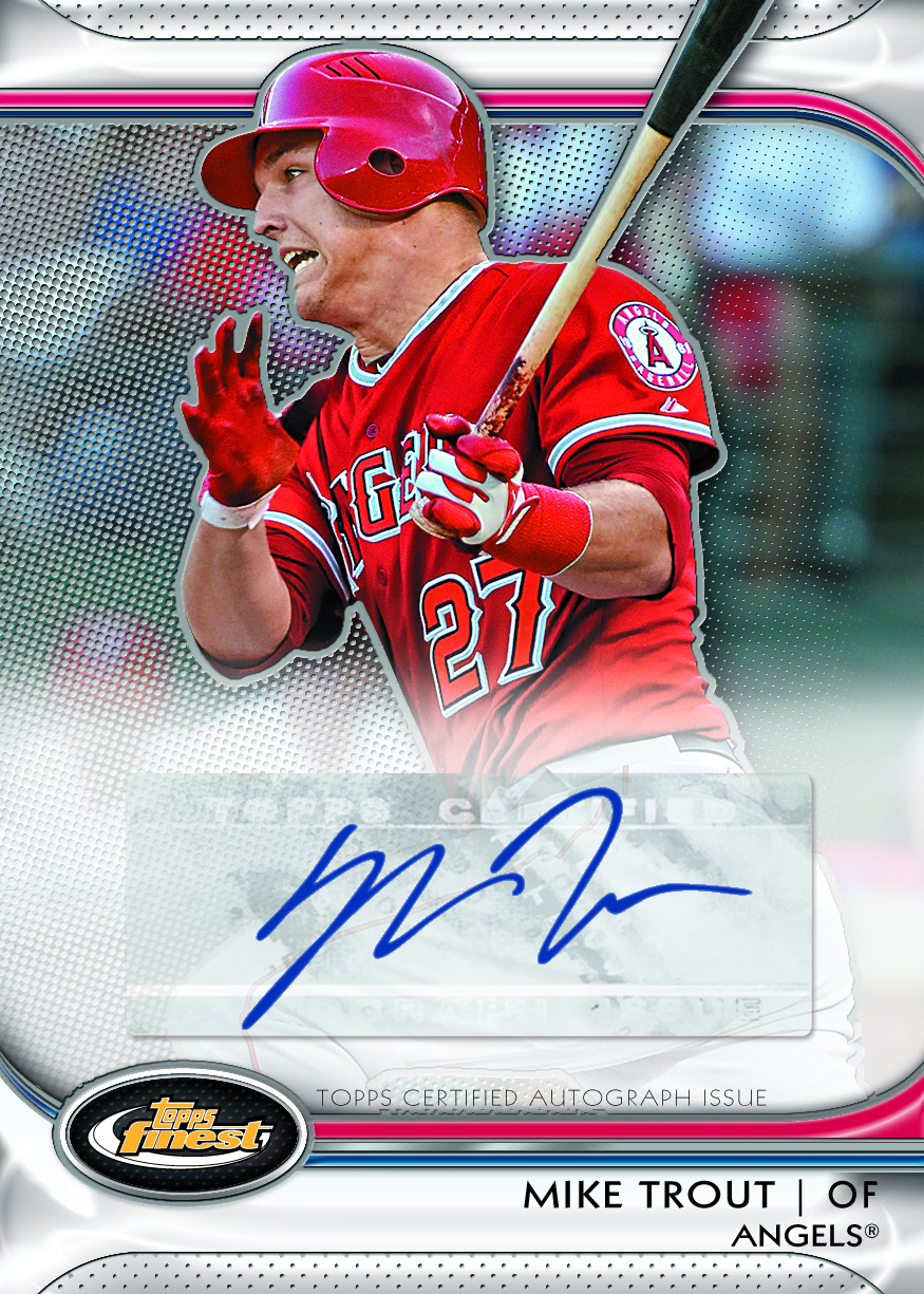 mike trout jersey card