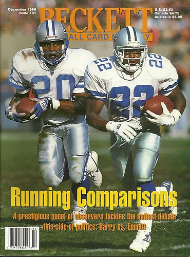 NFL rushing legends Barry Sanders and Emmitt Smith are still going strong -  Beckett News