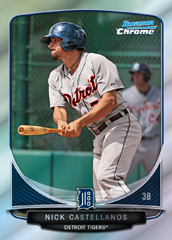 2013 BOWMAN NICK CASTELLANOS ROOKIE CARD DETROIT TIGERS at 's Sports  Collectibles Store