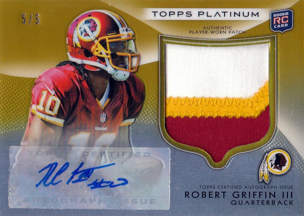 ROBERT GRIFFIN III AUTOGRAPHED WASHINGTON REDSKINS