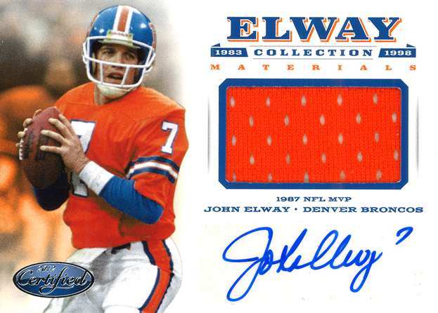 : 2018 Classics Football Composers #14 John Elway Denver Broncos  Panini NFL Card : Collectibles & Fine Art