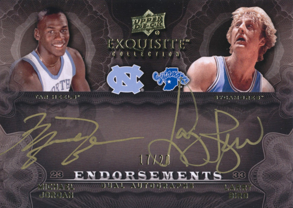 How can this Michael Jordan & Larry Bird auto be yours? Find out