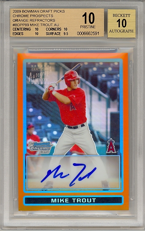 Mike Trout is Topps' third 2012 Finest rookie - Beckett News