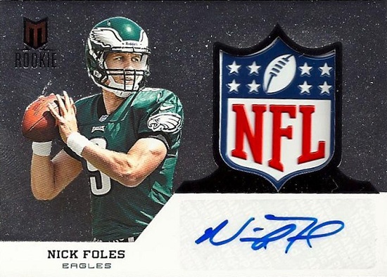 Nick Foles Rookie Card Checklist and Memorabilia Guide, Buying Info