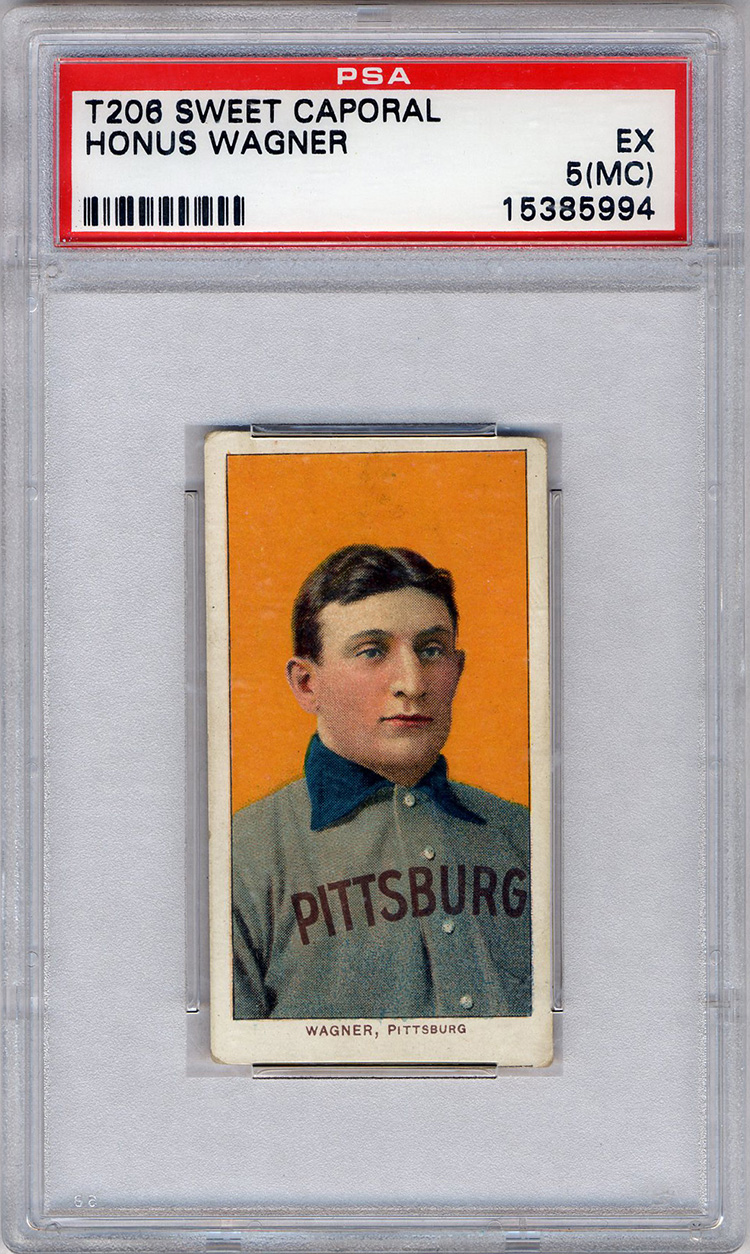 Rare Honus Wagner rookie card sells for a record $192,000 at online auction