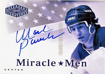 Autographed/Signed Mark Pavelich White Team USA Miracle On Ice