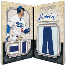 Lot Detail - 2014 Topps Tier 1 Bb- “Dual Relics”- #DR-RD R.A. Dickey, Blue  Jays- #01/50