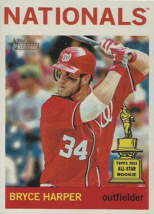 2013 Topps BRYCE HARPER (6) Card Lot - Nationals