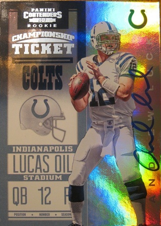 Sold at Auction: Andrew Luck signed Game Worn Indianapolis Colts