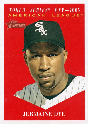 2005 World Series MVP. Jermaine Dye - Chicago White Sox