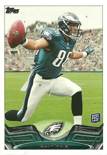 : Zach Ertz 2013 Topps Mint Rookie Card #384 Picturing