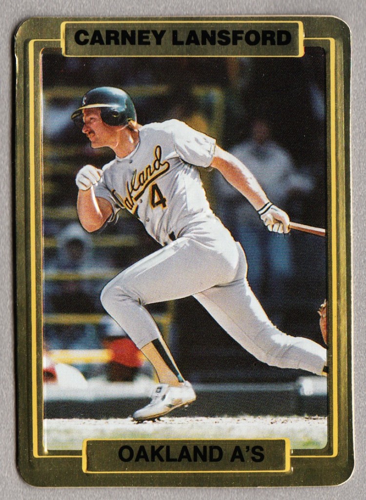 Carney Lansford Autographed 1991 Upper Deck #194 - Under the Radar