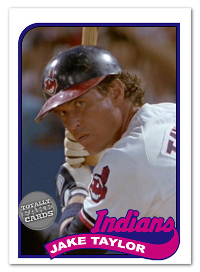 What if Jake Taylor had a 1989 Donruss baseball card?