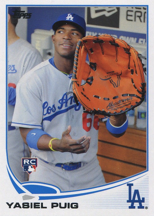 14640円 新発売の トレーディングカード 2013 Topps Chrome Yasiel Puig BGS 9.5 Gem Mint Dodgers Braves Rookie Card #138A Rookieカード＃138
