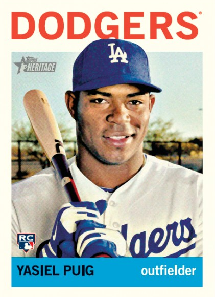 2013 YASIEL PUIG (19) Card rookie Lot - Dodgers