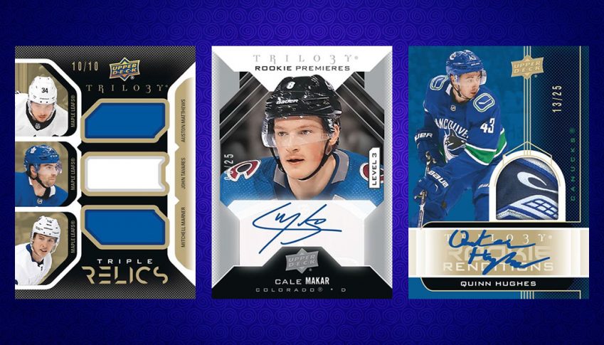 Upper Deck Trilogy Hockey Checklist Team Sets Hobby Box Info