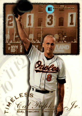 Cal Ripken Jr S Consecutive Games Record On Baseball Cards