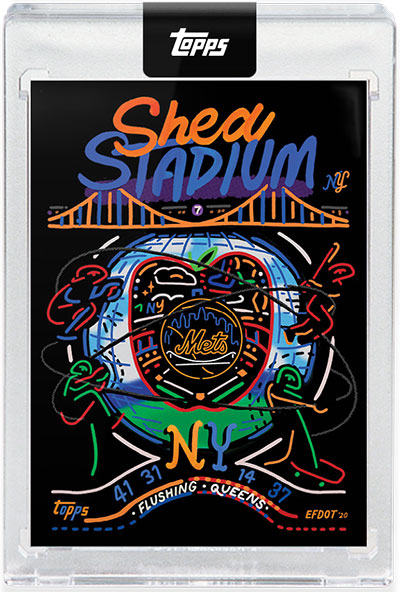 Topps X Efdot Iconic Stadium Series Checklist Details Print Runs